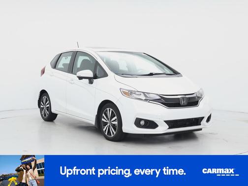 White 2018 Honda Fit EX-L