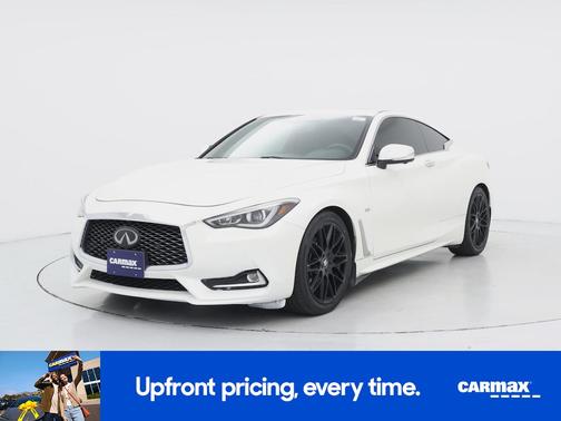 White 2019 INFINITI Q60 Luxe