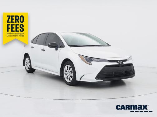 White 2025 Toyota Corolla LE