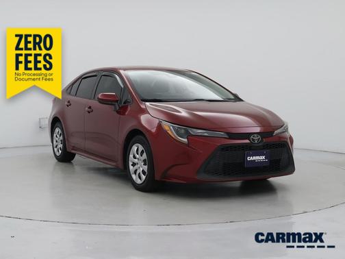 Red 2022 Toyota Corolla LE