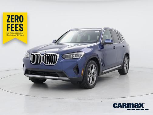 Blue 2022 BMW X3 sDrive30i