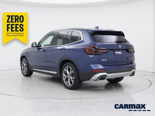 Blue 2022 BMW X3 sDrive30i