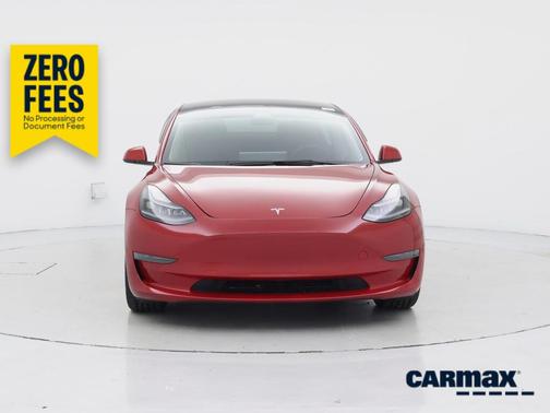 Red 2023 Tesla Model 3