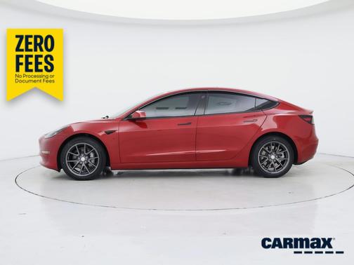 Red 2023 Tesla Model 3