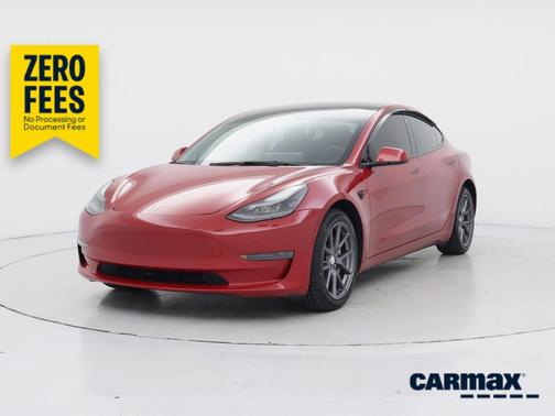 Red 2023 Tesla Model 3
