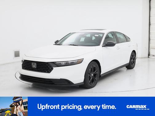 White 2023 Honda Accord Hybrid Sport