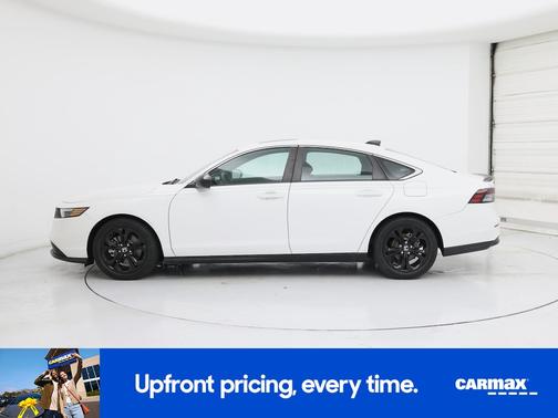 White 2023 Honda Accord Hybrid Sport