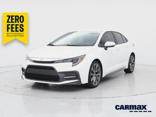 White 2021 Toyota Corolla SE