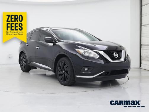 Black 2017 Nissan Murano Platinum