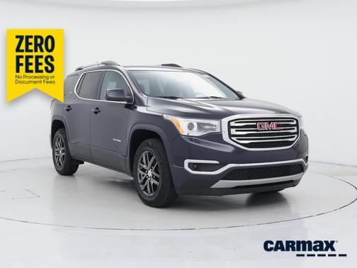 Blue 2017 GMC Acadia SLT