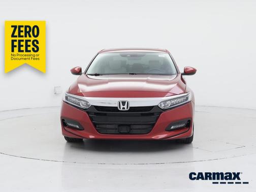 Red 2019 Honda Accord EX-L