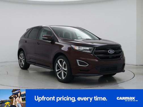 Red 2017 Ford Edge Sport