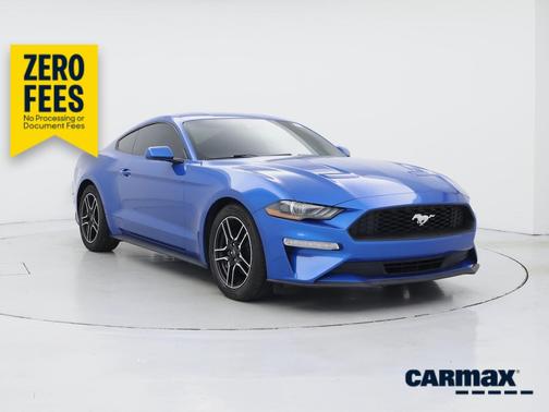 Blue 2021 Ford Mustang Ecoboost