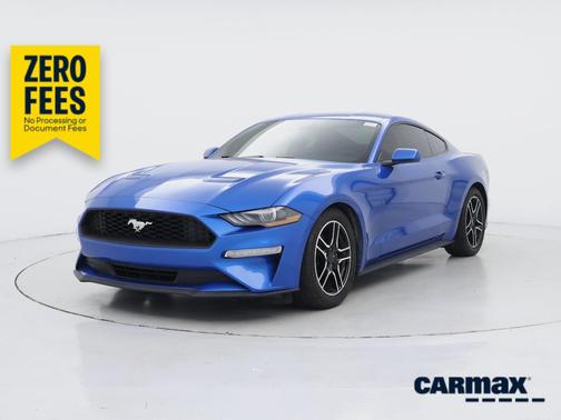 Blue 2021 Ford Mustang Ecoboost