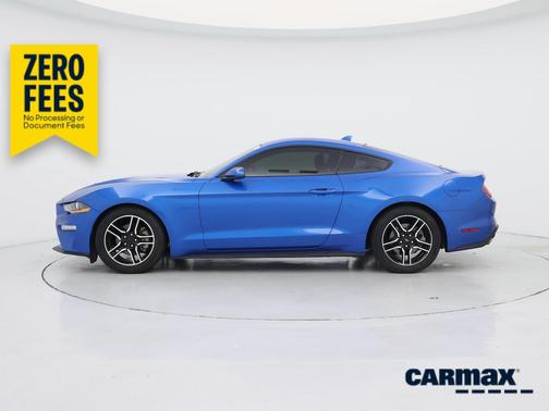 Blue 2021 Ford Mustang Ecoboost
