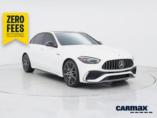 White 2023 Mercedes-Benz AMG C 43
