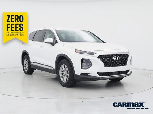 White 2020 Hyundai SANTA FE SE