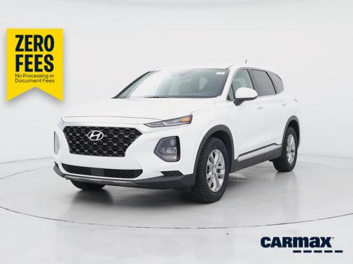 White 2020 Hyundai SANTA FE SE