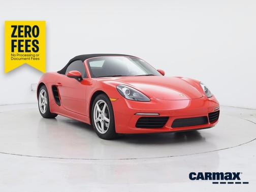 Red 2018 Porsche 718 Boxster