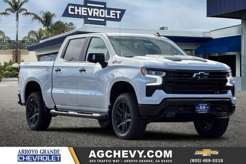 Summit White 2026 Chevrolet Silverado 1500 LT Trail Boss