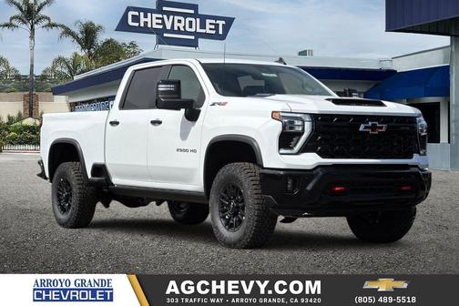 Summit White 2026 Chevrolet Silverado 2500 Crew Cab, Standard Bed, XR2, 4WD