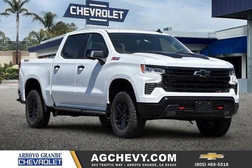 Summit White 2026 Chevrolet Silverado 1500 LT Trail Boss