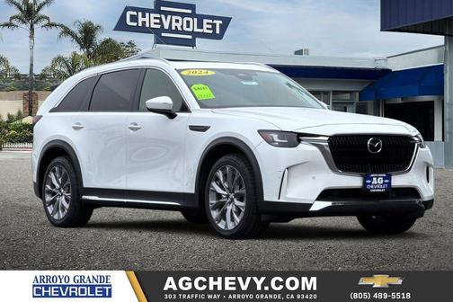 Rhodium White Pre 2024 Mazda CX-90 3.3 Turbo Premium