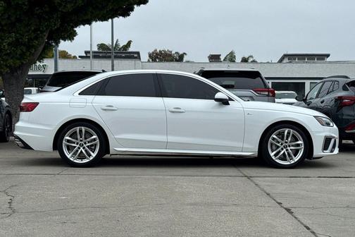 White 2022 Audi A4 45 S line Premium Plus