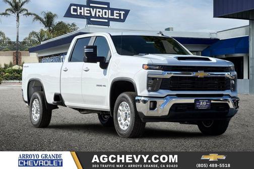 Summit White 2026 Chevrolet Silverado 3500 LT