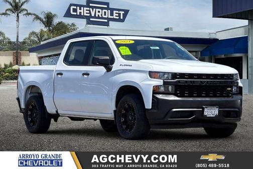 Summit White 2021 Chevrolet Silverado 1500 WT