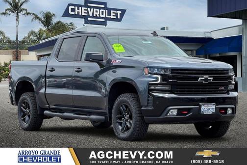 Shadow Gray Metallic 2021 Chevrolet Silverado 1500 LT Trail Boss