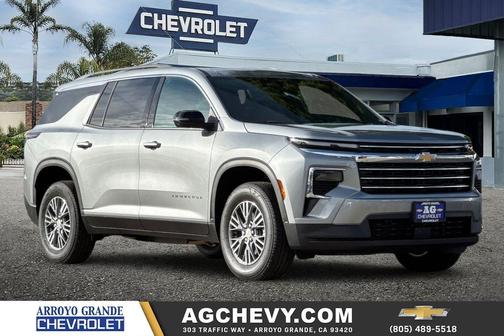 Sterling Gray Metallic 2026 Chevrolet Traverse LT