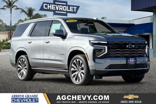 Sterling Gray Metallic 2026 Chevrolet Tahoe 4WD High Country