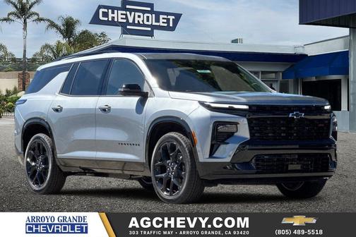 Sterling Gray Metallic 2026 Chevrolet Traverse RS