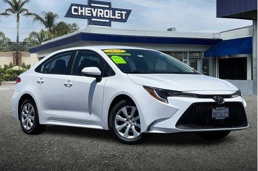 White 2022 Toyota Corolla LE