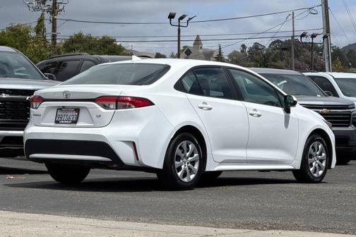 White 2022 Toyota Corolla LE
