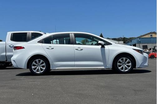 White 2022 Toyota Corolla LE