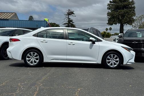 White 2022 Toyota Corolla LE