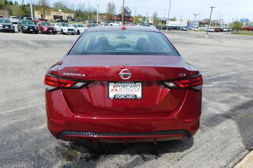 Scarlet Ember 2020 Nissan Sentra SV