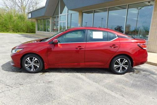 Scarlet Ember 2020 Nissan Sentra SV