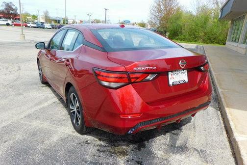 Scarlet Ember 2020 Nissan Sentra SV
