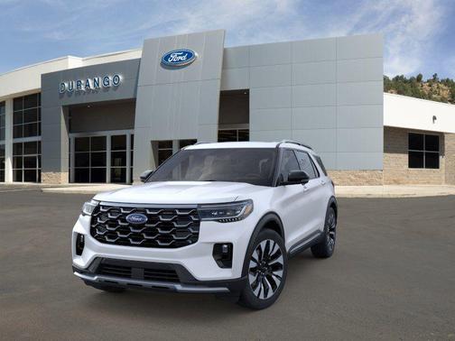 Star White 2026 Ford Explorer Platinum
