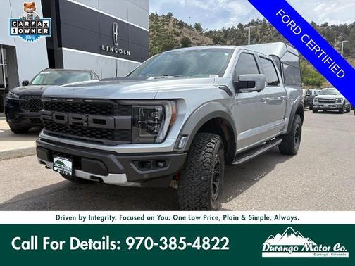 ICONIC SILVER METALLIC 2022 Ford F-150 RAPTOR Truck