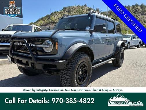 AZURE GRAY MET TRI-COAT 2023 Ford Bronco WILDTRAK
