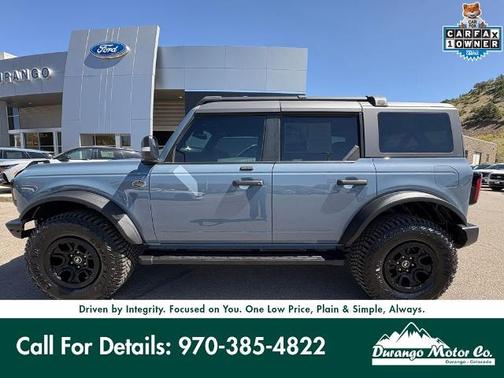 AZURE GRAY MET TRI-COAT 2023 Ford Bronco WILDTRAK