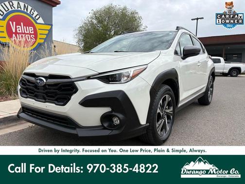 Crystal White Pearl 2025 Subaru Crosstrek Premium