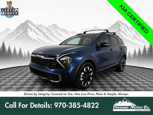 Blue 2023 Kia Sportage Plug-In Hybrid X-Line