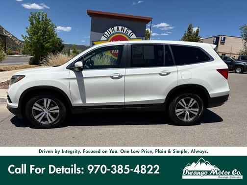 White 2016 Honda Pilot EX-L