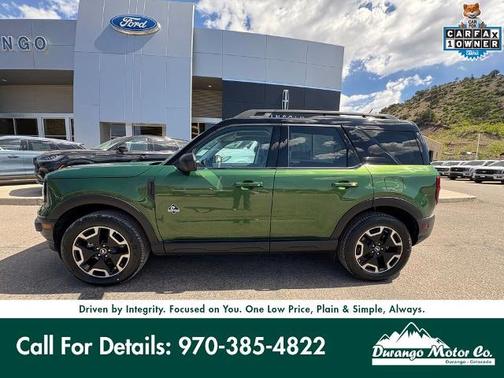 ERUPTION GREEN METALLIC 2024 Ford Bronco Sport OUTER BANKS
