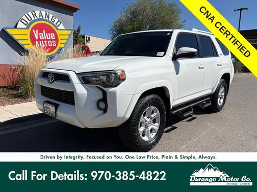 Super White 2018 Toyota 4Runner SR5